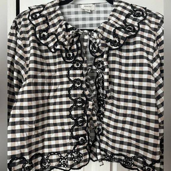 Anthropologie Gingham Blouse - Picture 4 of 5